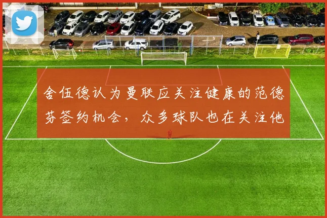 舍伍德认为曼联应关注健康的范德芬签约机会，众多球队也在关注他